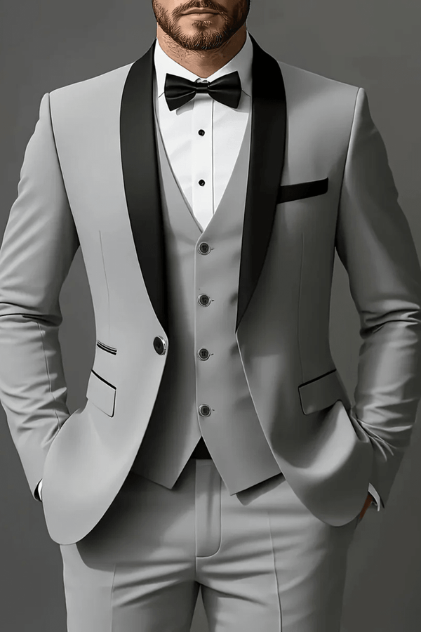 MEN'S TAILORED THREE PIECE SUIT