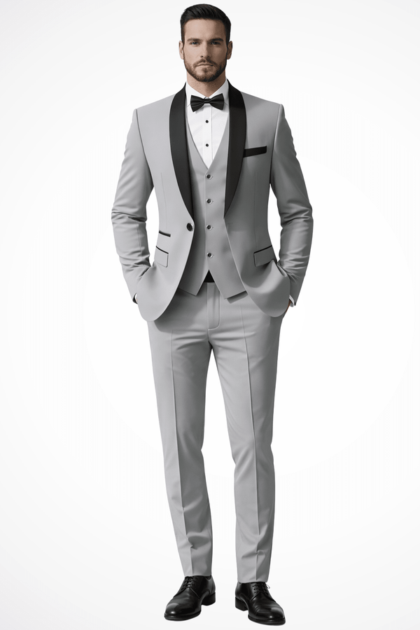 MEN'S TAILORED THREE PIECE SUIT - Zarino Newstyle
