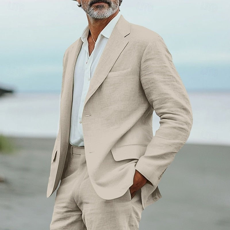 MEN'S TAILORED TWO - PIECE SUMMER SUIT SET - Zarino Newstyle