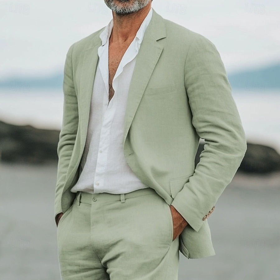 MEN'S TAILORED TWO - PIECE SUMMER SUIT SET - Zarino Newstyle