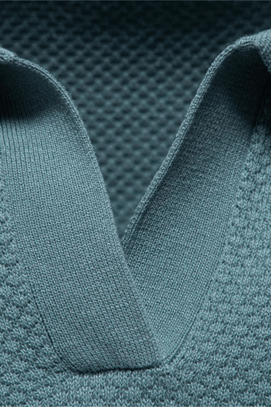MEN'S TEXTURED KNIT SHORT SLEEVE POLO SHIRT - Zarino Newstyle