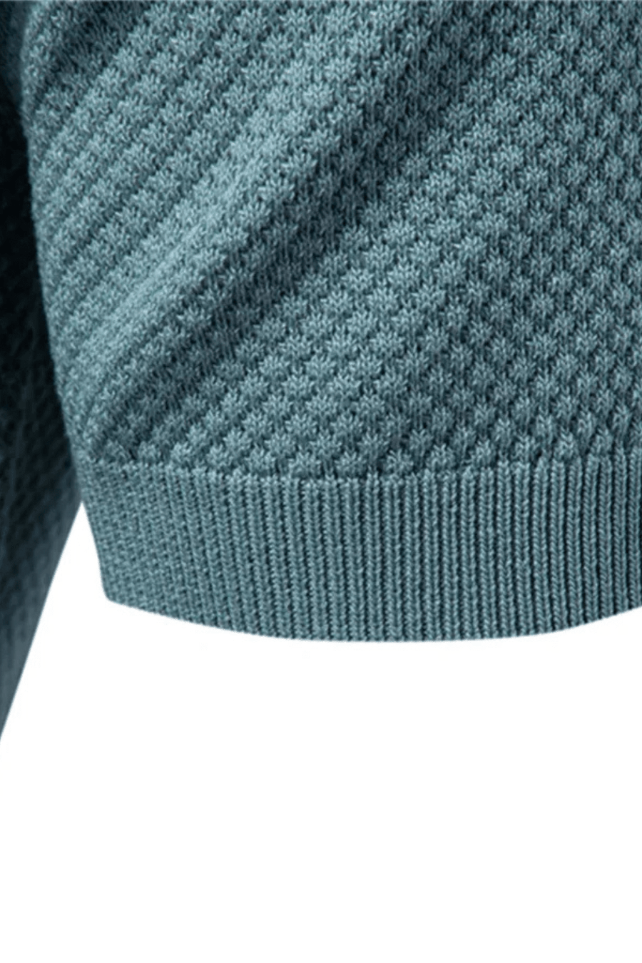 MEN'S TEXTURED KNIT SHORT SLEEVE POLO SHIRT - Zarino Newstyle