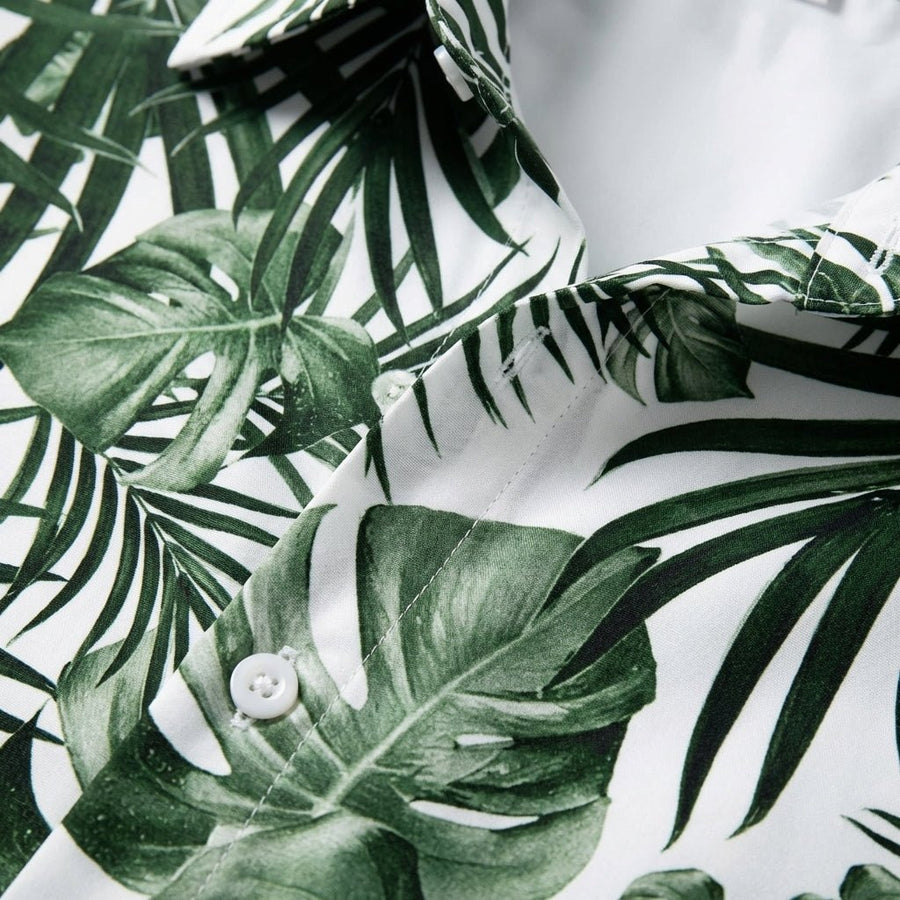 MEN'S TROPICAL PRINT HAWAIIAN SHIRT - Zarino Newstyle
