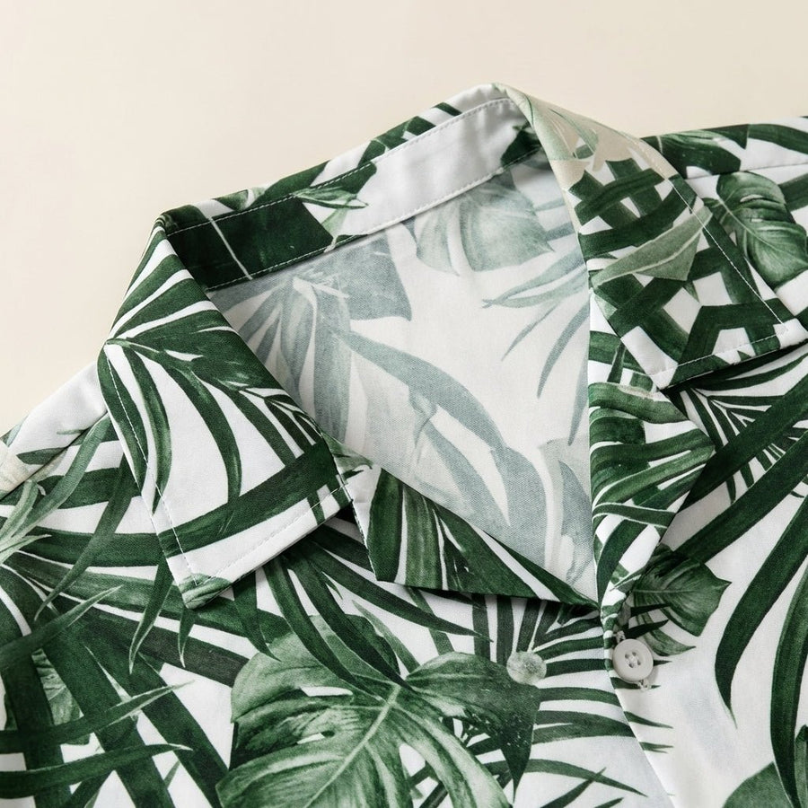 MEN'S TROPICAL PRINT HAWAIIAN SHIRT - Zarino Newstyle