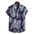 MEN'S TROPICAL PRINT SHORT SLEEVE SUMMER SHIRT - Zarino Newstyle