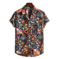 MEN'S TROPICAL PRINT SHORT SLEEVE SUMMER SHIRT - Zarino Newstyle