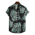 MEN'S TROPICAL PRINT SHORT SLEEVE SUMMER SHIRT - Zarino Newstyle