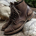 MEN'S VINTAGE LACE - UP ANKLE BOOTS CASUAL DRESS BOOTS - Zarino Newstyle