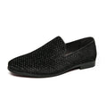MEN'S WOVEN TEXTURED SLIP - ON DRESS LOAFERS - Zarino Newstyle
