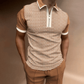 MEN'S ZIP COLLAR SUMMER T - SHIRT - Zarino Newstyle