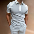 MEN'S ZIP COLLAR SUMMER T - SHIRT - Zarino Newstyle