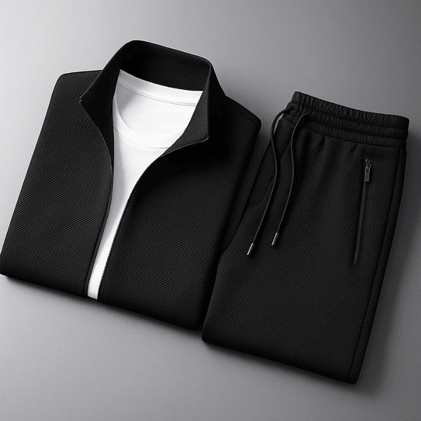 MEN'S ZIP-UP TRACKSUIT SET