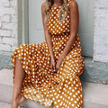 Nova Women's Polka Dot Sleeveless Casual Everyday Dress - Zarino Newstyle