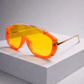 OVERSIZED SHIELD SUNGLASSES - Zarino Newstyle
