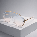 OVERSIZED SHIELD SUNGLASSES - Zarino Newstyle