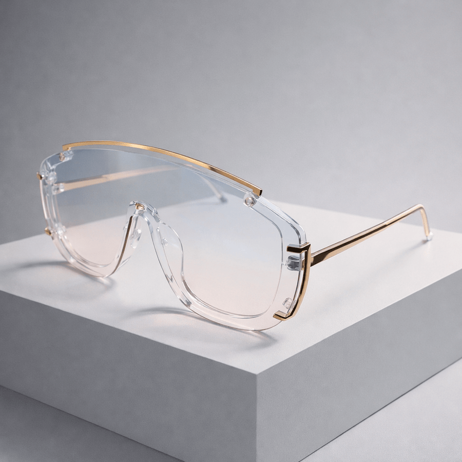 OVERSIZED SHIELD SUNGLASSES - Zarino Newstyle