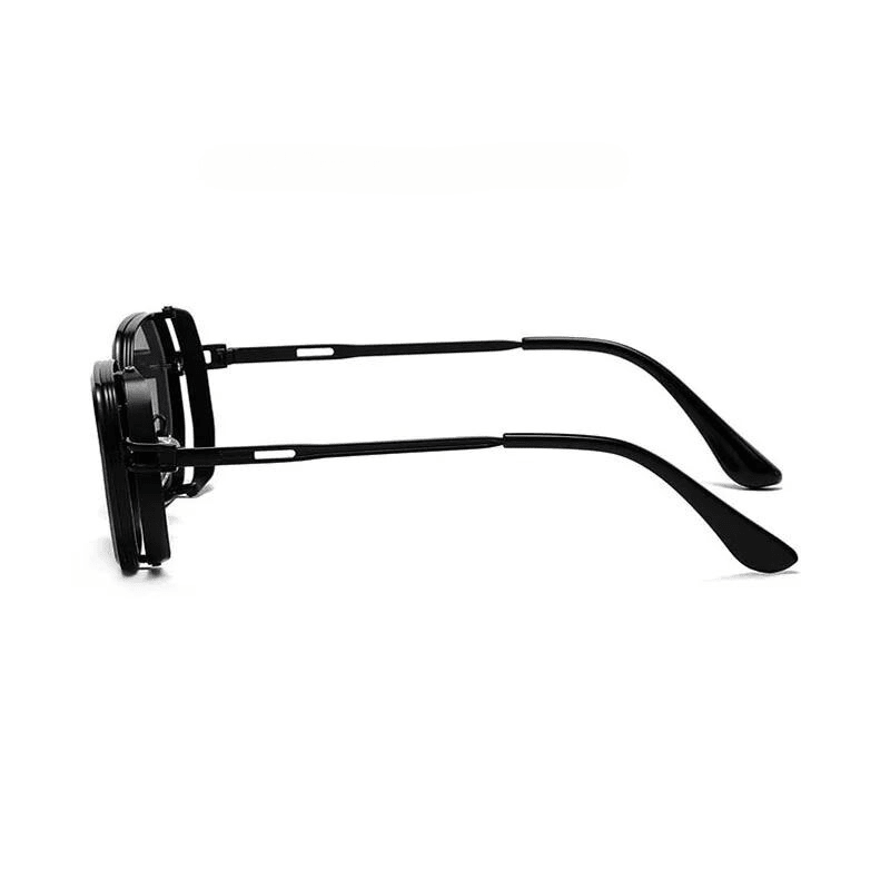 VINTAGE STEAMPUNK POLYGON FRAME TINTED SUMMER SUNGLASSES - Zarino Newstyle