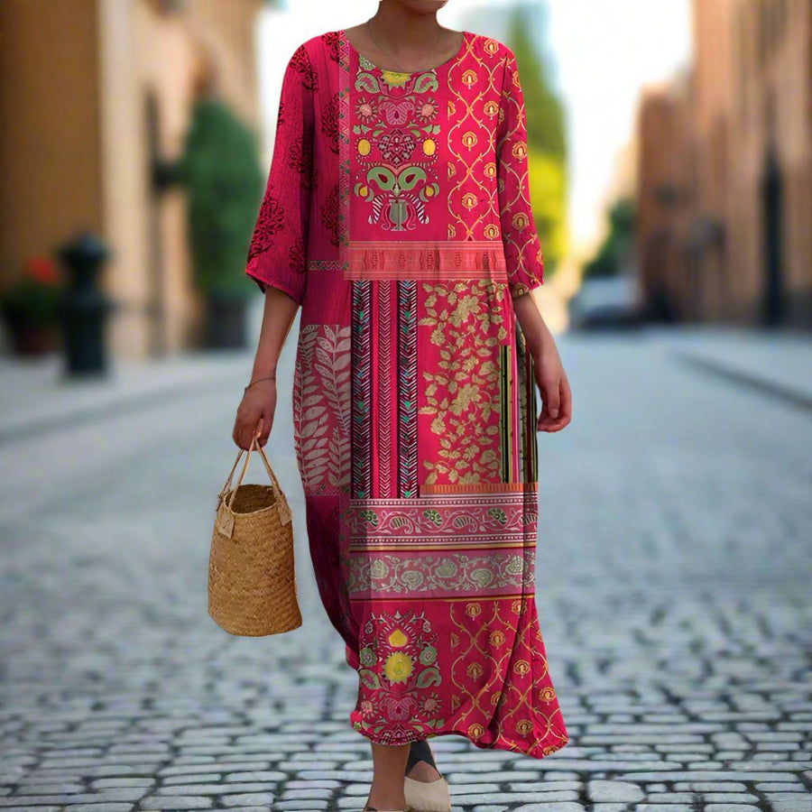 WOMEN'DRESSS SUMMER BOHEMIAN MAXI - Zarino Newstyle