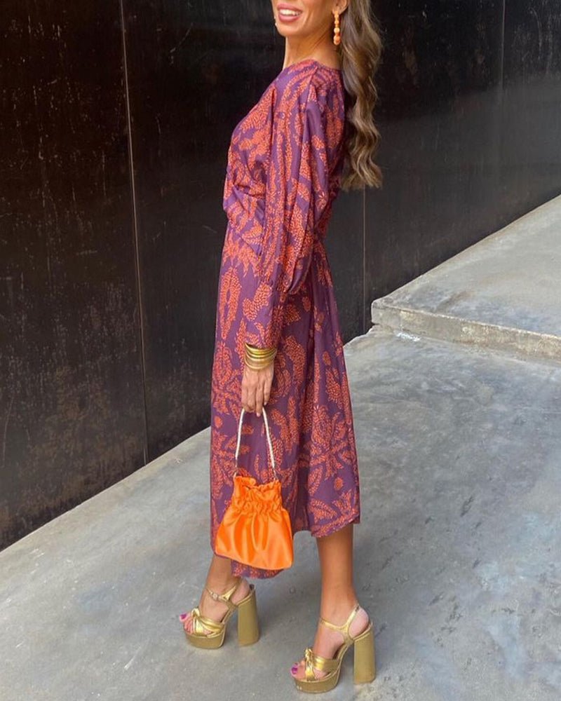 WOMEN'S A - LINE WRAP SUMMER MAXI DRESS - Zarino Newstyle