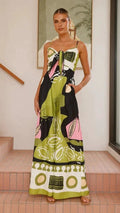 WOMEN'S ABSTRACT PRINT WIDE LEG JUMPSUIT - Zarino Newstyle
