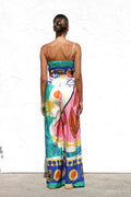 WOMEN'S ABSTRACT PRINT WIDE LEG JUMPSUIT - Zarino Newstyle