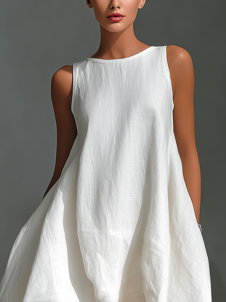 WOMEN'S ASYMMETRIC HEM SUMMER DRESS - Zarino Newstyle