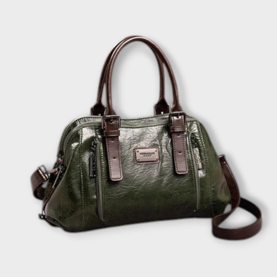 WOMEN'S BARREL STRUCTURED PANEL HANDBAG - Zarino Newstyle