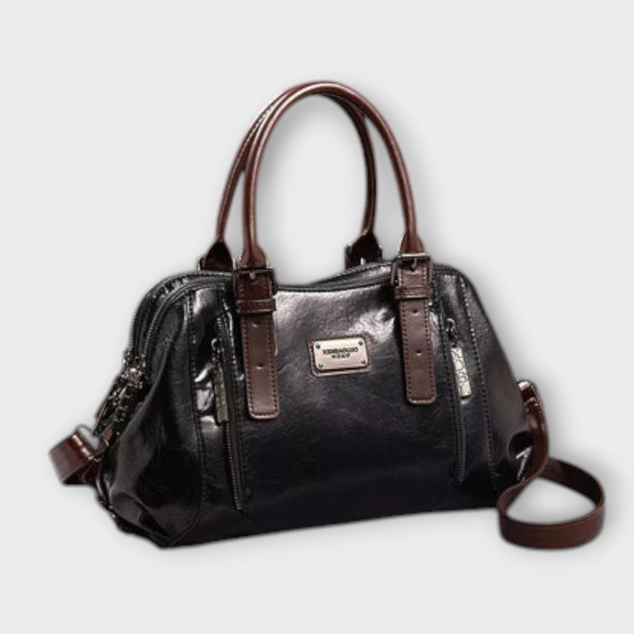 WOMEN'S BARREL STRUCTURED PANEL HANDBAG - Zarino Newstyle