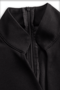 WOMEN'S BELTED SHEATH DRESS WITH MANDARIN COLLAR - Zarino Newstyle