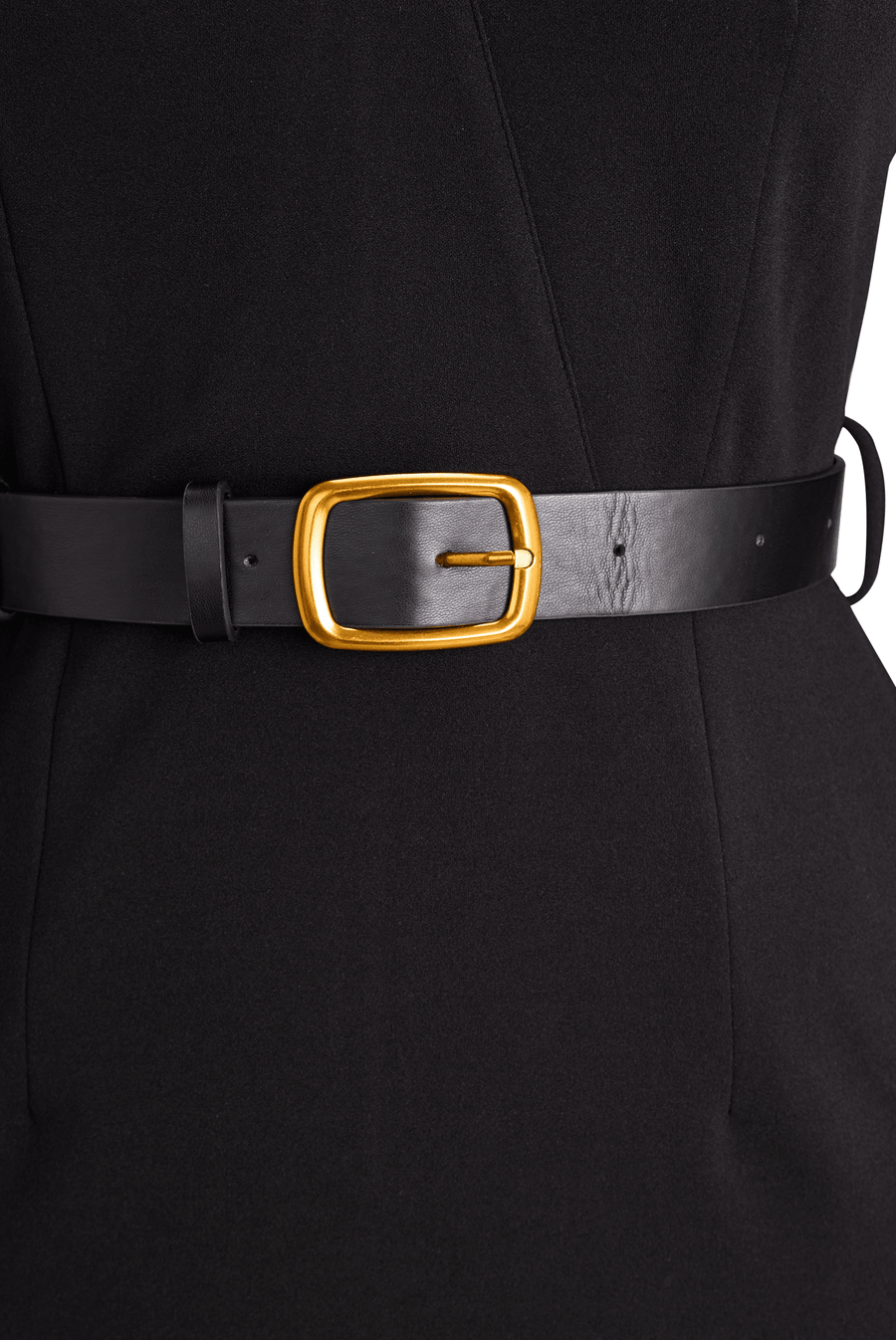WOMEN'S BELTED SHEATH DRESS WITH MANDARIN COLLAR - Zarino Newstyle
