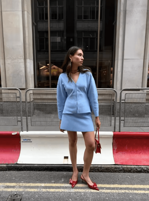WOMEN'S BLAZER & MINI SKIRT SET - Zarino Newstyle