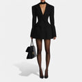WOMEN'S BLAZER MINI SUMMER DRESS - Zarino Newstyle