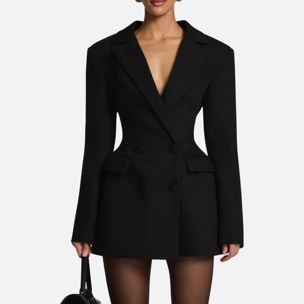 WOMEN'S BLAZER MINI SUMMER DRESS