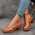 WOMEN'S BLOCK HEEL SUMMER SANDALS - Zarino Newstyle