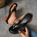 WOMEN'S BLOCK HEEL SUMMER SANDALS - Zarino Newstyle