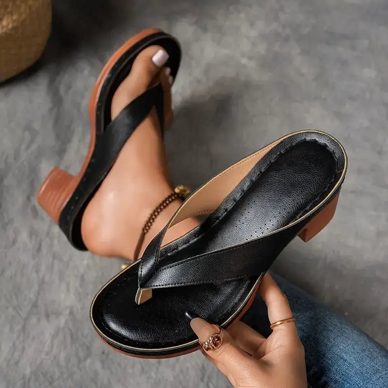 WOMEN'S BLOCK HEEL SUMMER SANDALS - Zarino Newstyle