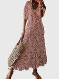 WOMEN'S BOHO FLORAL FLOWY SUMMER MAXI DRESS - Zarino Newstyle