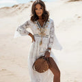 WOMEN'S BOHO FLOWY LONG SLEEVE SUMMER MAXI DRESS - Zarino Newstyle