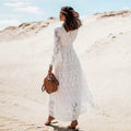 WOMEN'S BOHO FLOWY LONG SLEEVE SUMMER MAXI DRESS - Zarino Newstyle