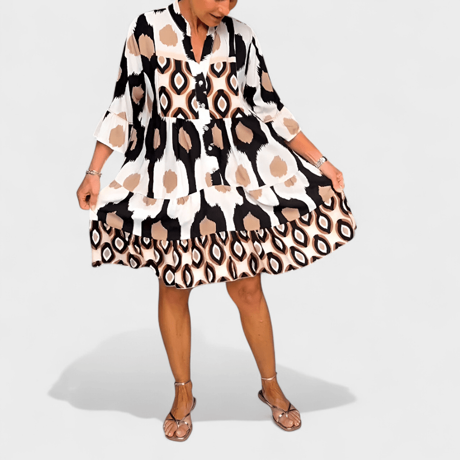 WOMEN'S BOHO PRINT SUMMER DRESS - Zarino Newstyle