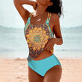 WOMEN'S BOHO PRINT TANKINI SET - Zarino Newstyle