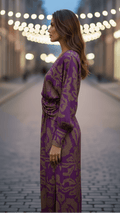 WOMEN'S BOLD FLORAL WRAP BELTED SUMMER MAXI DRESS - Zarino Newstyle