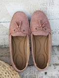 WOMEN'S BOW LOAFERS | SLIP - ON FLAT CUSHIONED EVERYDAY CASUAL SHOES - Zarino Newstyle