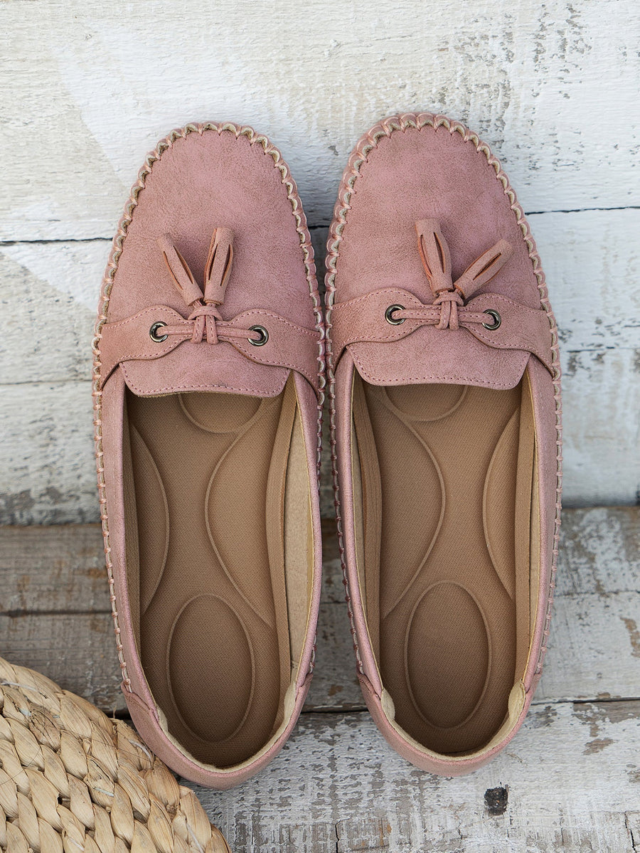 WOMEN'S BOW LOAFERS | SLIP - ON FLAT CUSHIONED EVERYDAY CASUAL SHOES - Zarino Newstyle