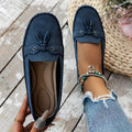 WOMEN'S BOW LOAFERS | SLIP - ON FLAT CUSHIONED EVERYDAY CASUAL SHOES - Zarino Newstyle