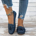 WOMEN'S BOW LOAFERS | SLIP - ON FLAT CUSHIONED EVERYDAY CASUAL SHOES - Zarino Newstyle