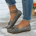 WOMEN'S BOW LOAFERS | SLIP - ON FLAT CUSHIONED EVERYDAY CASUAL SHOES - Zarino Newstyle