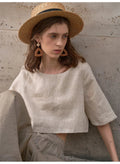 WOMEN'S BOXY CROP TOP - Zarino Newstyle