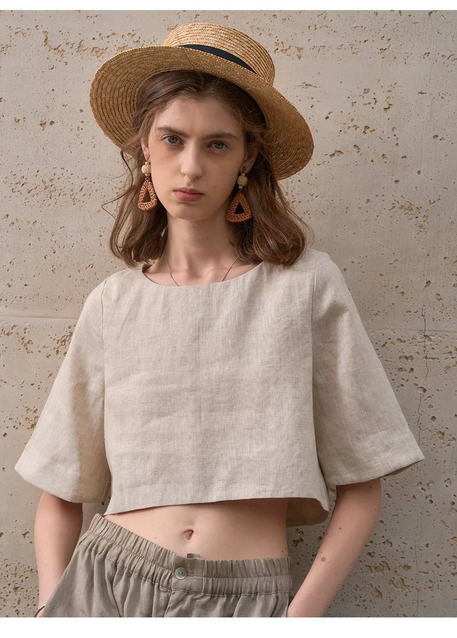 WOMEN'S BOXY CROP TOP - Zarino Newstyle