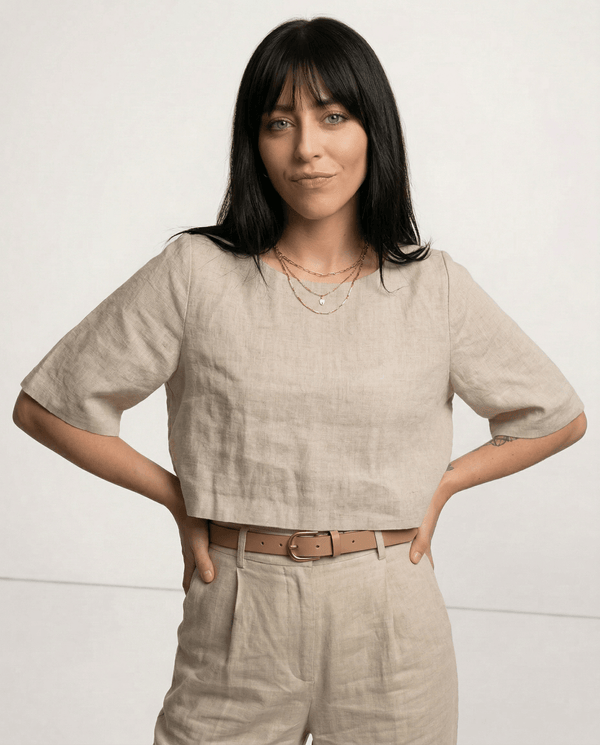 WOMEN'S BOXY CROP TOP - Zarino Newstyle
